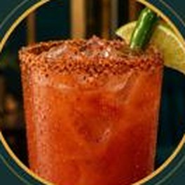 The Different Path: tomato and chili-lime with a Tajín rim