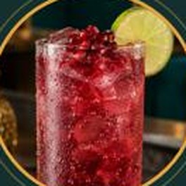 Good Conversation: ruby pomegranate fizz